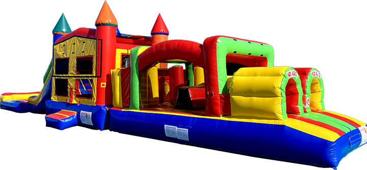 Super Duper Combo 6-in-1 (Themed) Water Slide with Pool